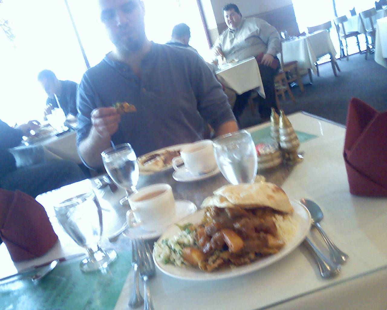 Pile it on at the lunch buffet!