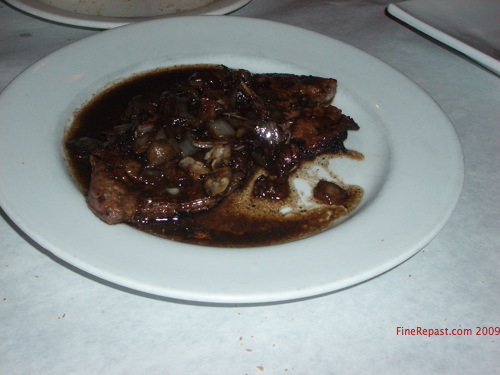 latavola03 Liver and onions at La Tavola